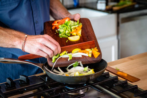 using Earlywood wooden handle spatula as a bench scraper